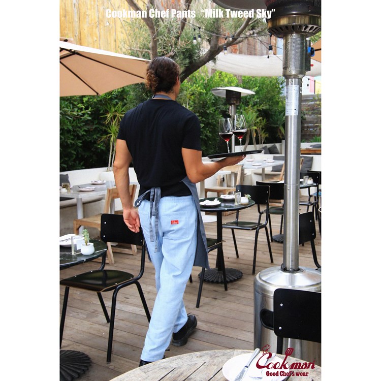 �����եѥ�� Chef Pants Milk Tweed Sky