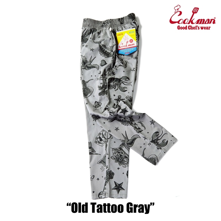 �����եѥ�� Chef Pants Old Tattoo Gray