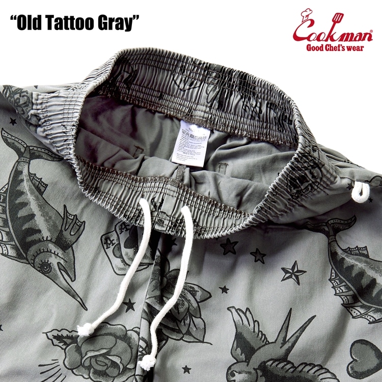 �����եѥ�� Chef Pants Old Tattoo Gray