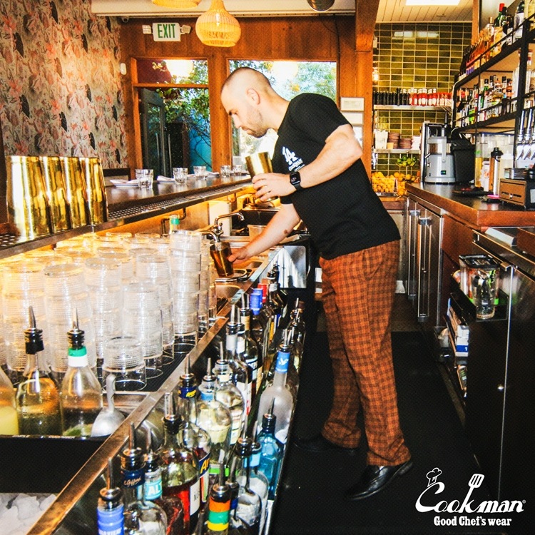 �����եѥ�� Chef Pants Semiwide Light Tweed Scottish Tartan Brown