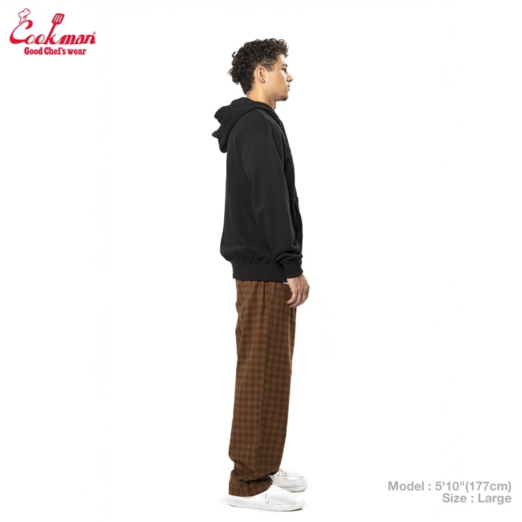 �����եѥ�� Chef Pants Semiwide Light Tweed Scottish Tartan Brown