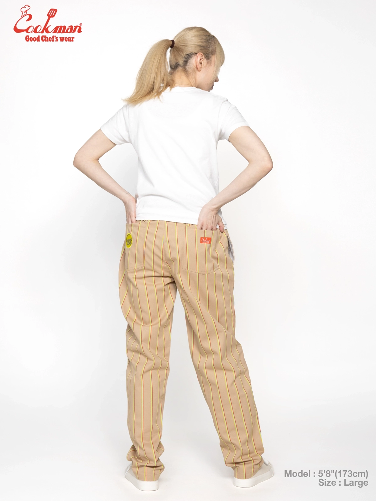�����եѥ�� Chef Pants BjornQorn Carton Stripe