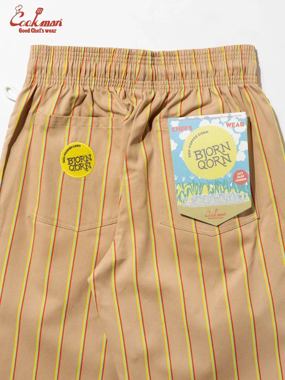 �����եѥ�� Chef Pants BjornQorn Carton Stripe