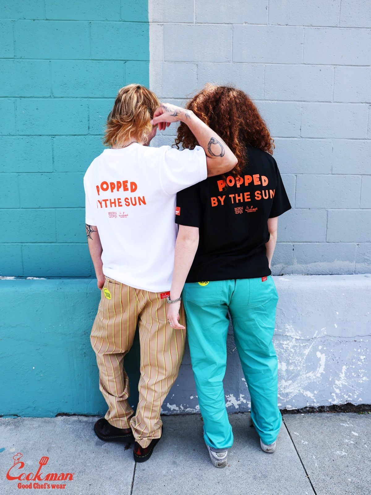 �����եѥ�� Chef Pants BjornQorn Carton Stripe