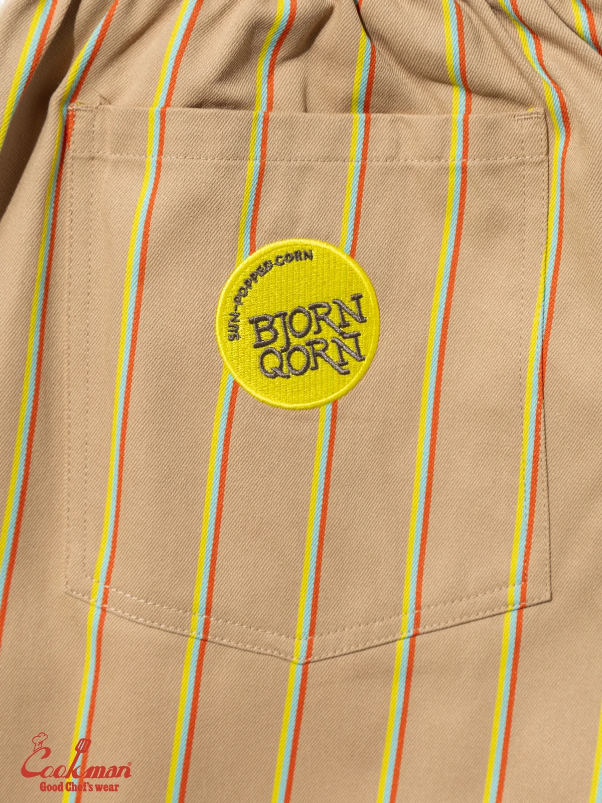 �����եѥ�� Chef Pants BjornQorn Carton Stripe