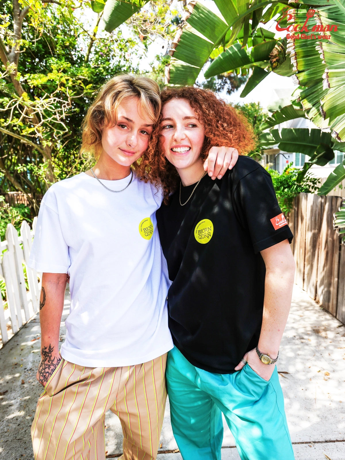 �����եѥ�� Chef Pants BjornQorn Carton Stripe