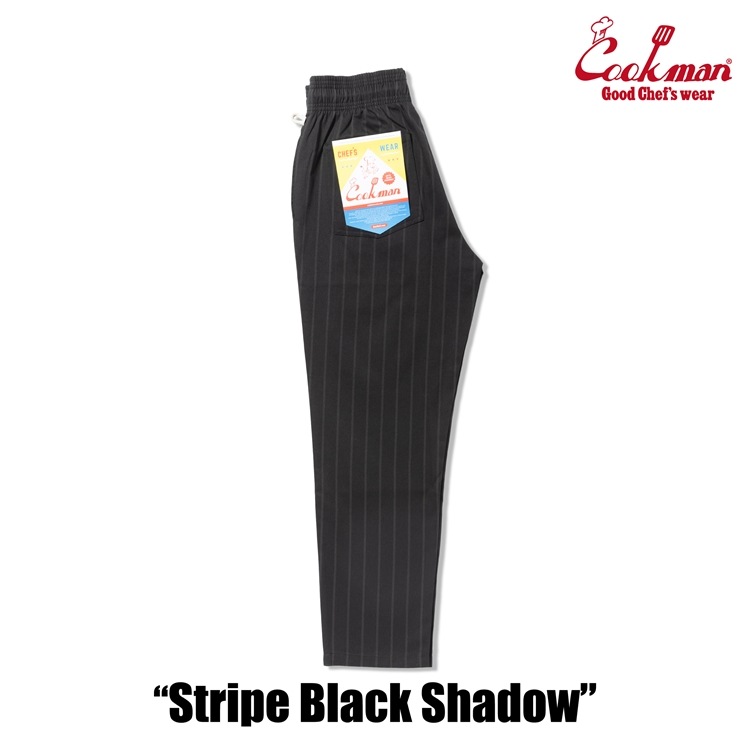 �����եѥ�� Chef Pants Stripe Black shadow