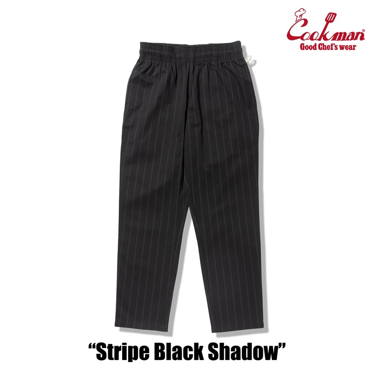 �����եѥ�� Chef Pants Stripe Black shadow