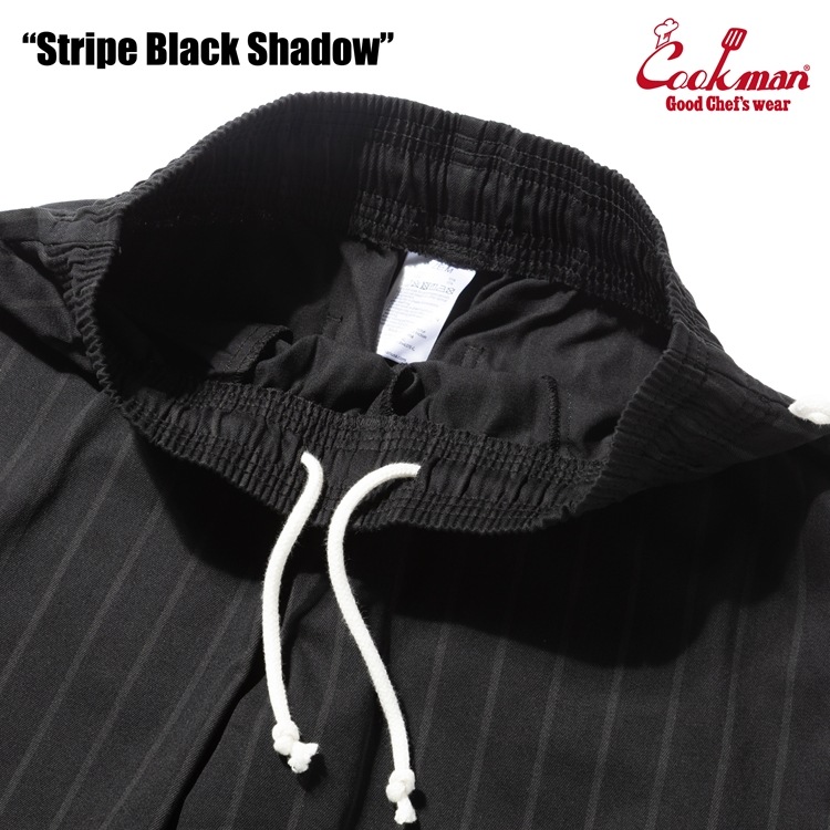 �����եѥ�� Chef Pants Stripe Black shadow