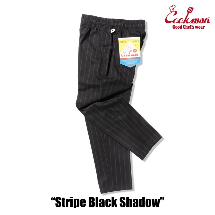 �����եѥ�� Chef Pants Stripe Black shadow