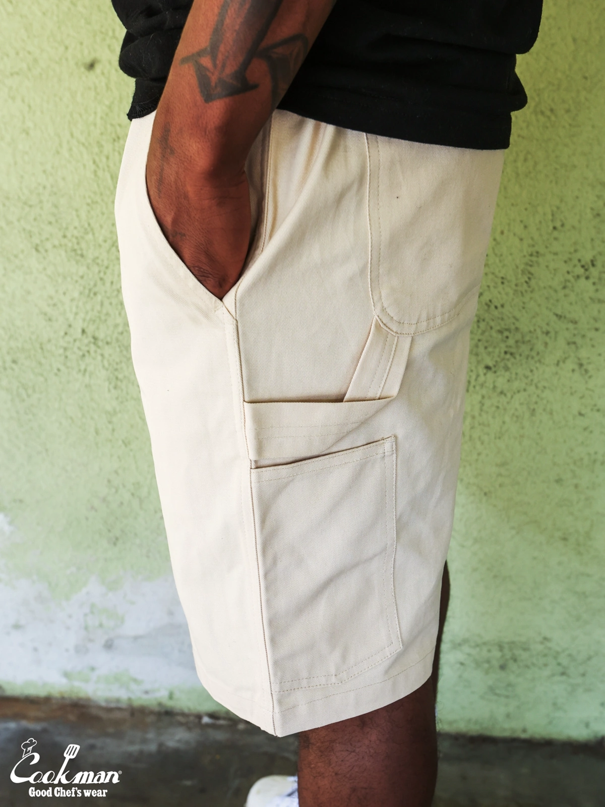 �����ڥ󥿡��ѥ�� Carpenter's Pants Short Heavy twill Cream