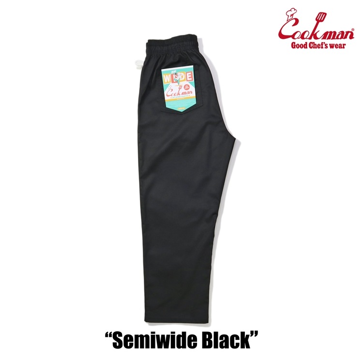 եѥ Chef Pants Semiwide Black