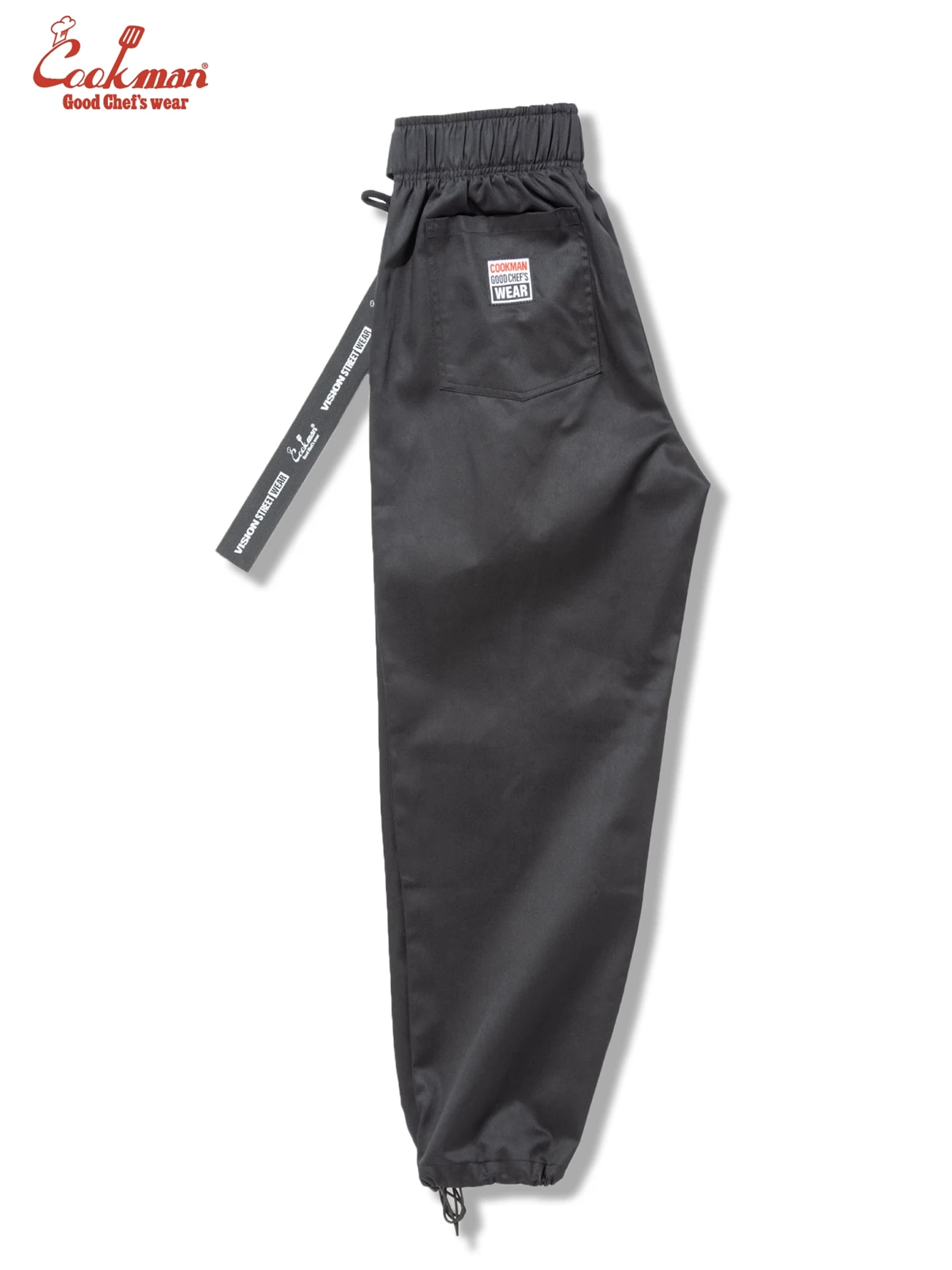 �����եѥ�� Chef Pants Semiwide Black Belt Vision Black