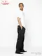 �����եѥ�� Chef Pants Semiwide Black Belt Vision Black