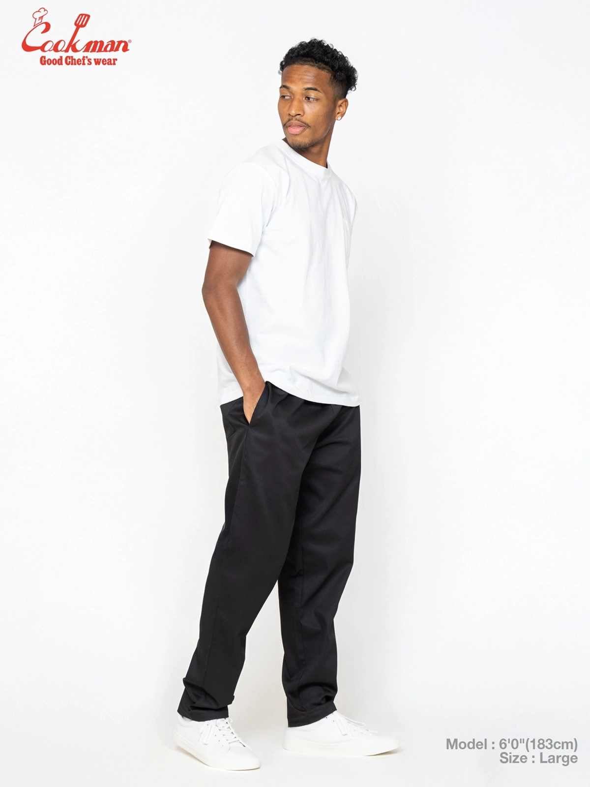 �����եѥ�� Chef Pants Black