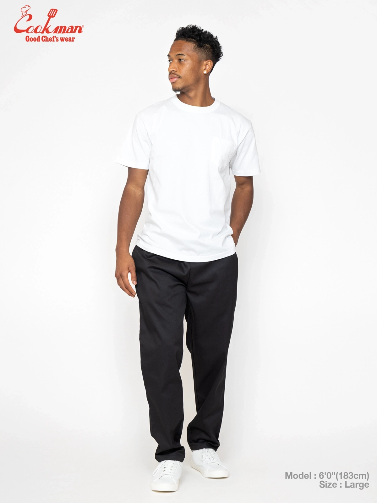 �����եѥ�� Chef Pants Black