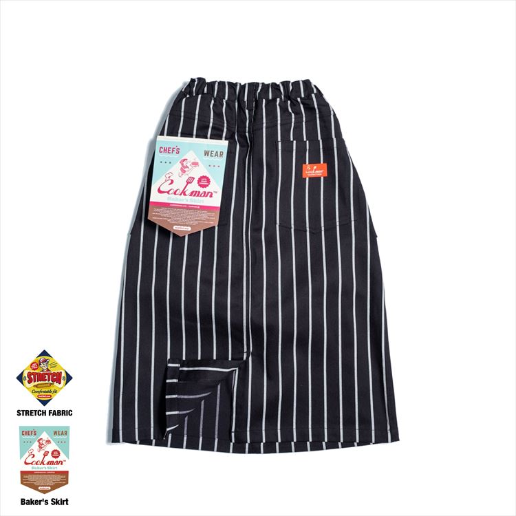 �������� Baker's Skirt Stripe Black