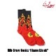 ���å��� Rib Crew Socks Flame Black / Red