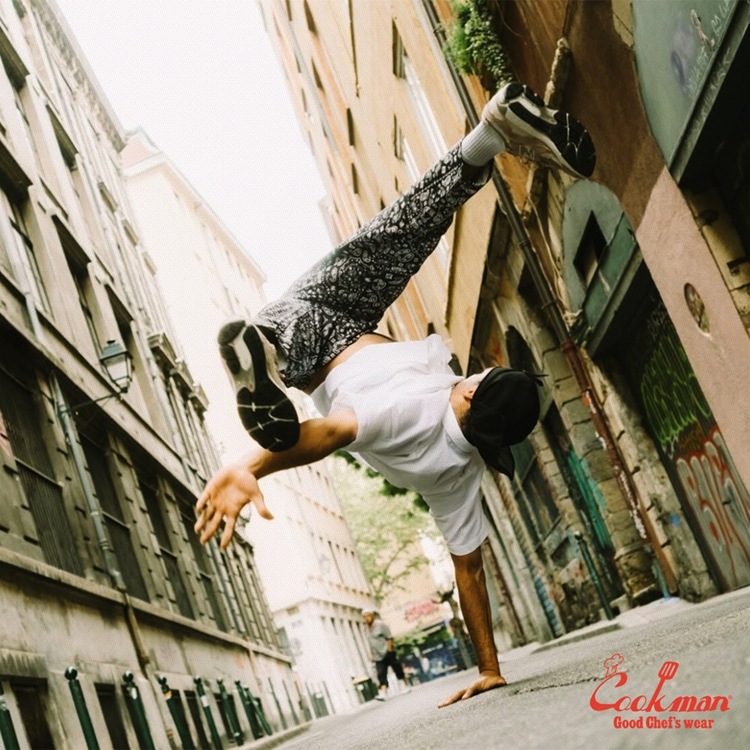 եѥ Chef Pants Paisley Black