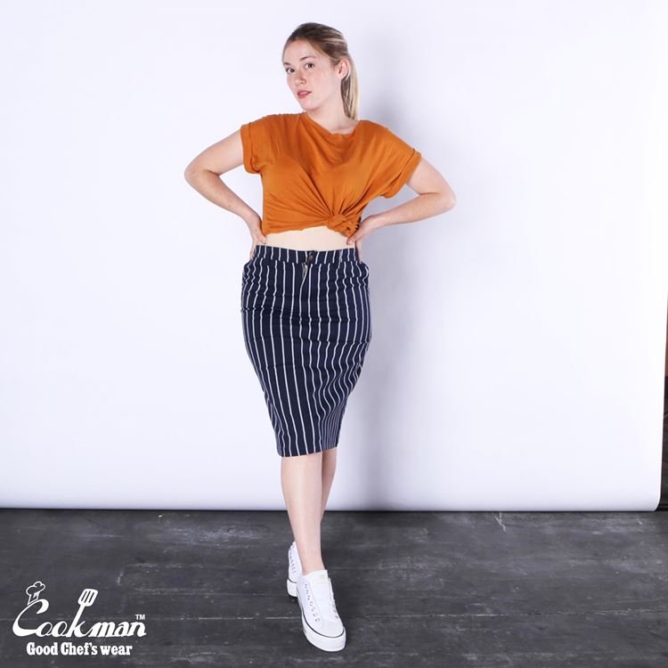 �������� Baker's Skirt Stripe Navy