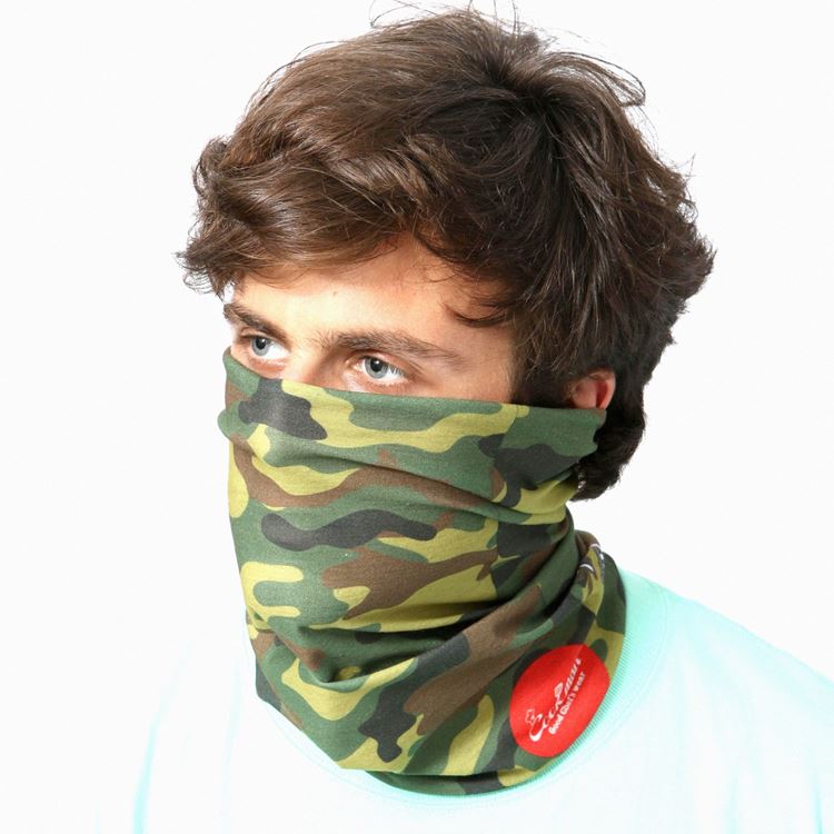  Chef's Scarf  Woodland Camo Green