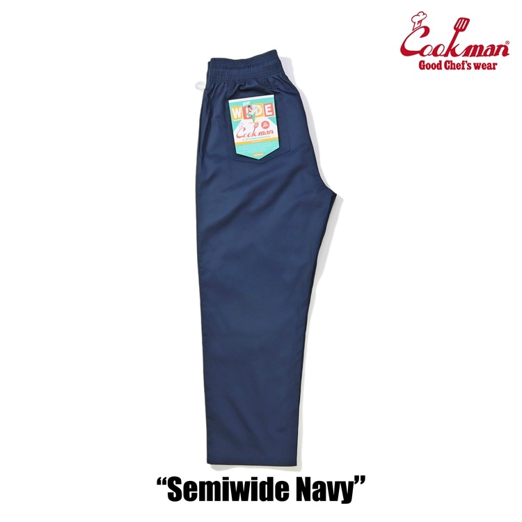 �����եѥ�� Chef Pants Semiwide Navy