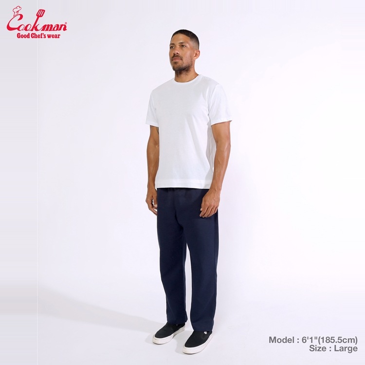 �����եѥ�� Chef Pants Semiwide Navy