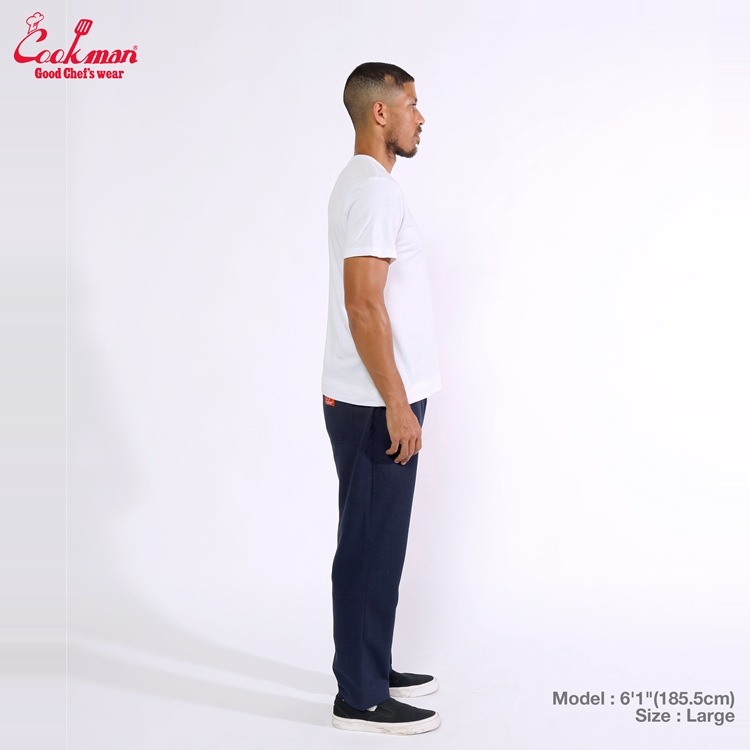 �����եѥ�� Chef Pants Semiwide Navy
