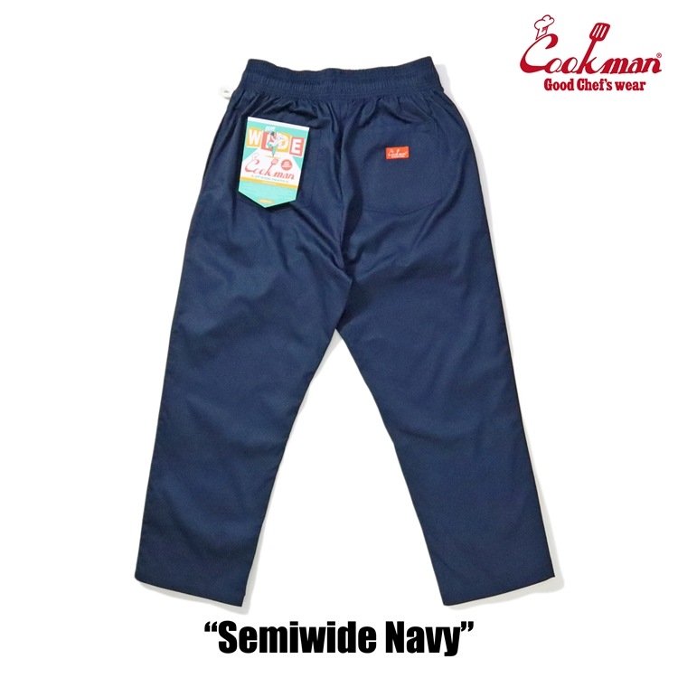 �����եѥ�� Chef Pants Semiwide Navy