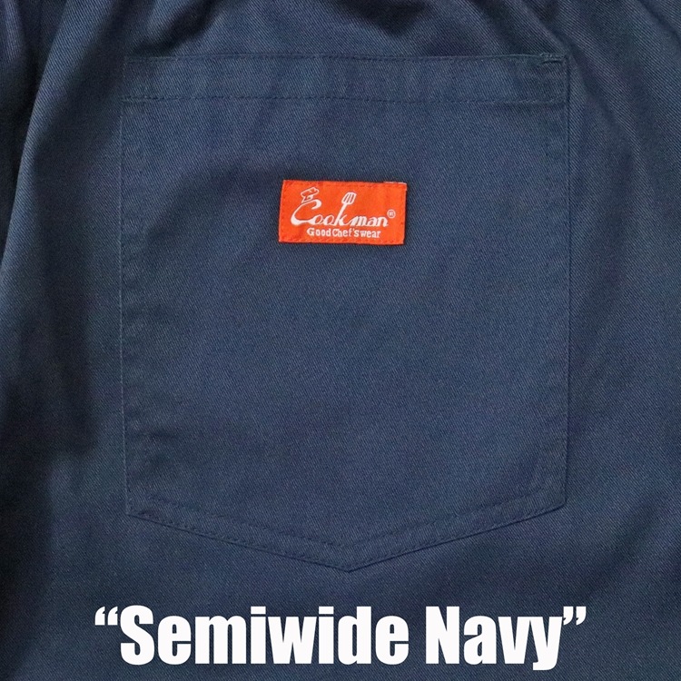 �����եѥ�� Chef Pants Semiwide Navy