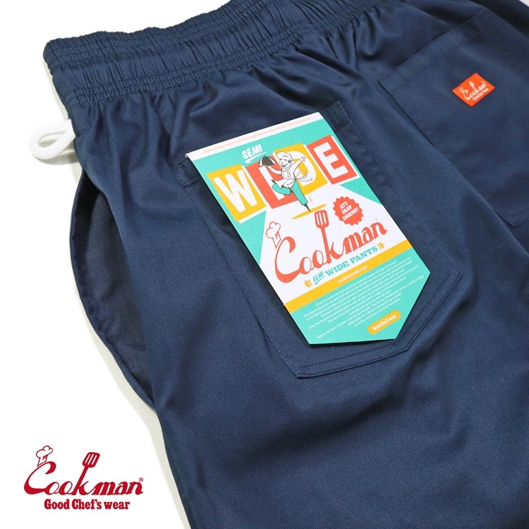 �����եѥ�� Chef Pants Semiwide Navy