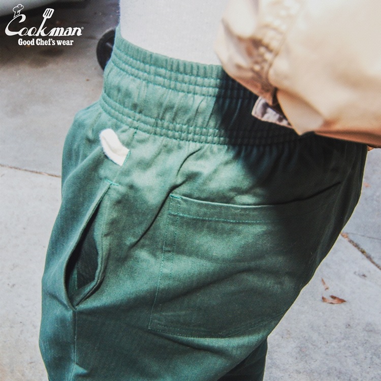 �����եѥ�� Chef Pants Herringbone Evergreen