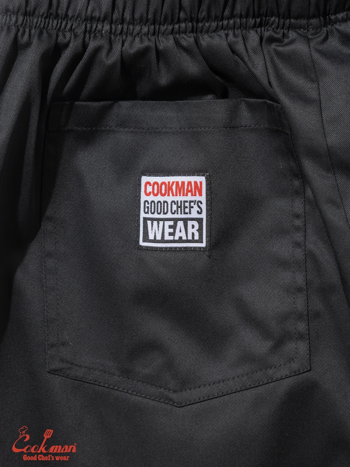 �����եѥ�� Chef Pants Short Black Belt Vision Black