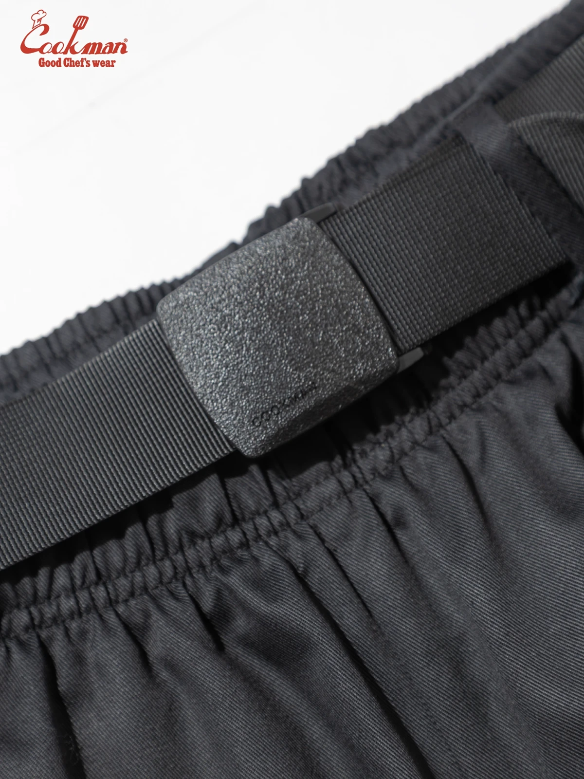 �����եѥ�� Chef Pants Short Black Belt Vision Black