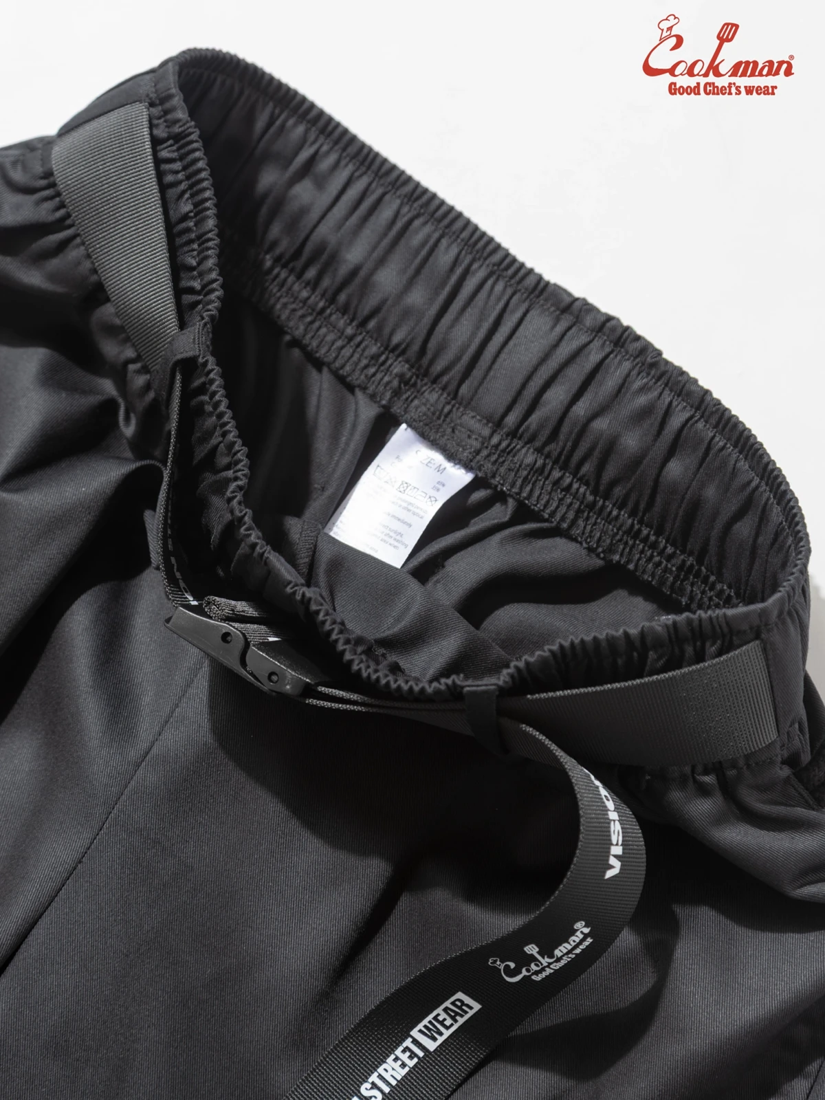 �����եѥ�� Chef Pants Short Black Belt Vision Black