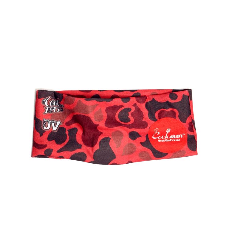 �������� Chef's Scarf  Duck Hunter Camo Red