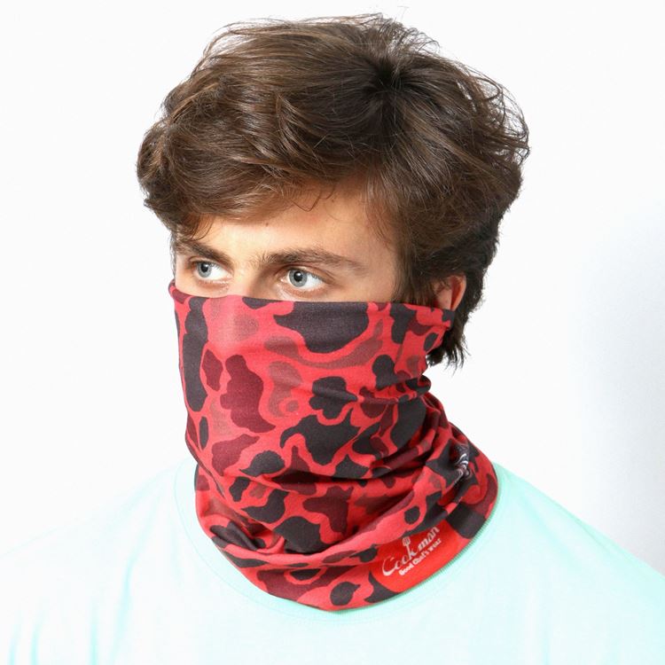 �������� Chef's Scarf  Duck Hunter Camo Red