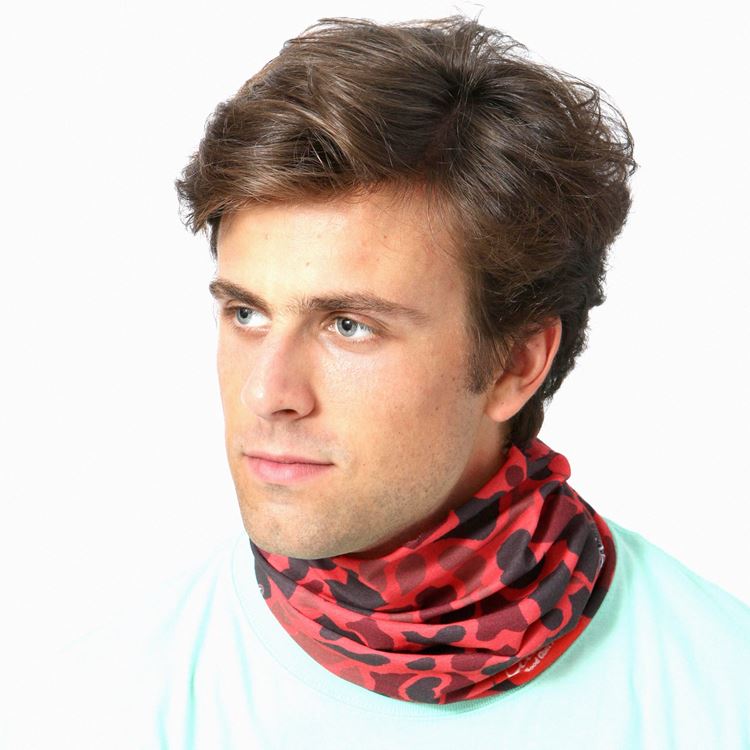 �������� Chef's Scarf  Duck Hunter Camo Red