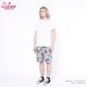 եѥ Chef Pants Short Old Tattoo Gray