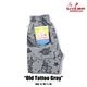 եѥ Chef Pants Short Old Tattoo Gray