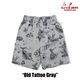 եѥ Chef Pants Short Old Tattoo Gray