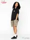 �����եѥ�� Chef Pants Short  Black Belt Vision Leopard Beige