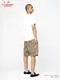 �����եѥ�� Chef Pants Short Black Belt Vision Leopard Beige