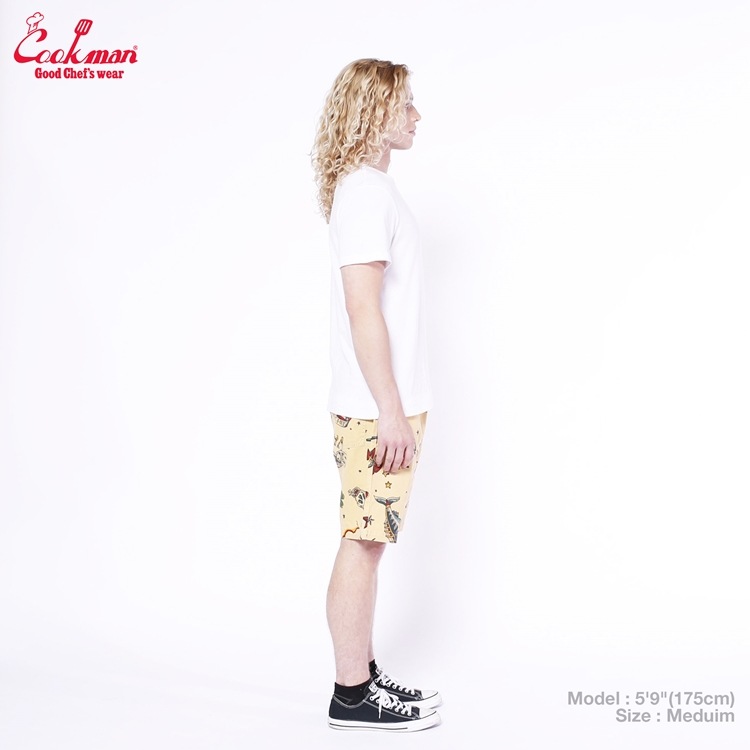 եѥ Chef Pants Short Old Tattoo Beige