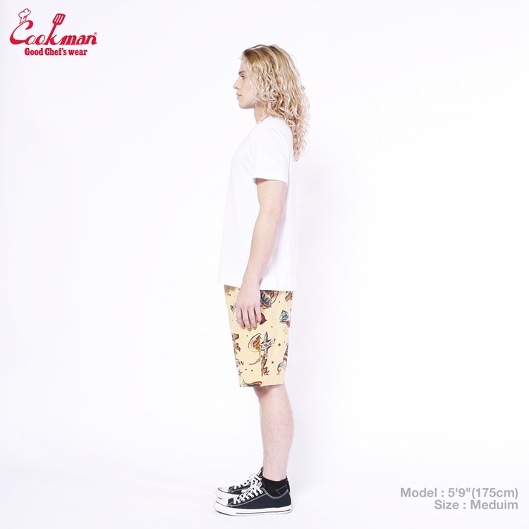 եѥ Chef Pants Short Old Tattoo Beige