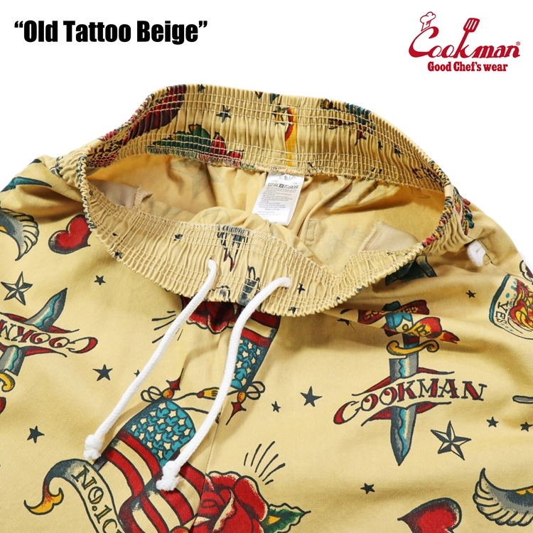 եѥ Chef Pants Short Old Tattoo Beige