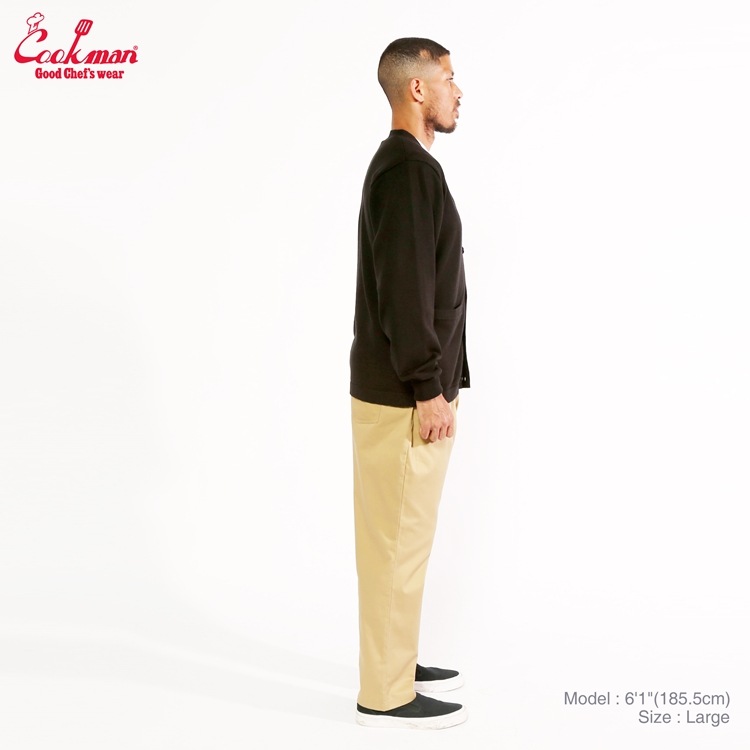 ǥ Knitted Cardigan Letterman Black
