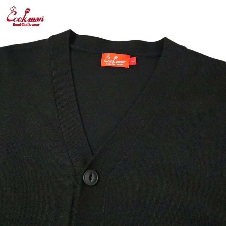 ǥ Knitted Cardigan Letterman Black
