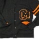 ǥ Knitted Cardigan Letterman Black