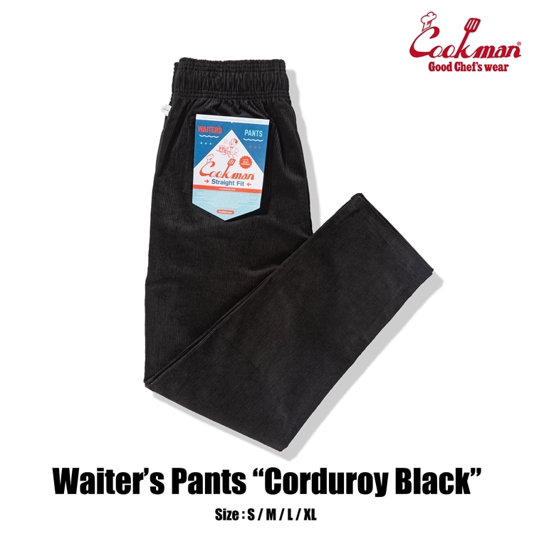 �����������ѥ�� Waiter's Pants Corduroy Black